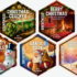 Pump Clips of Christmas Beers from Brentwood Brewing Company 2024